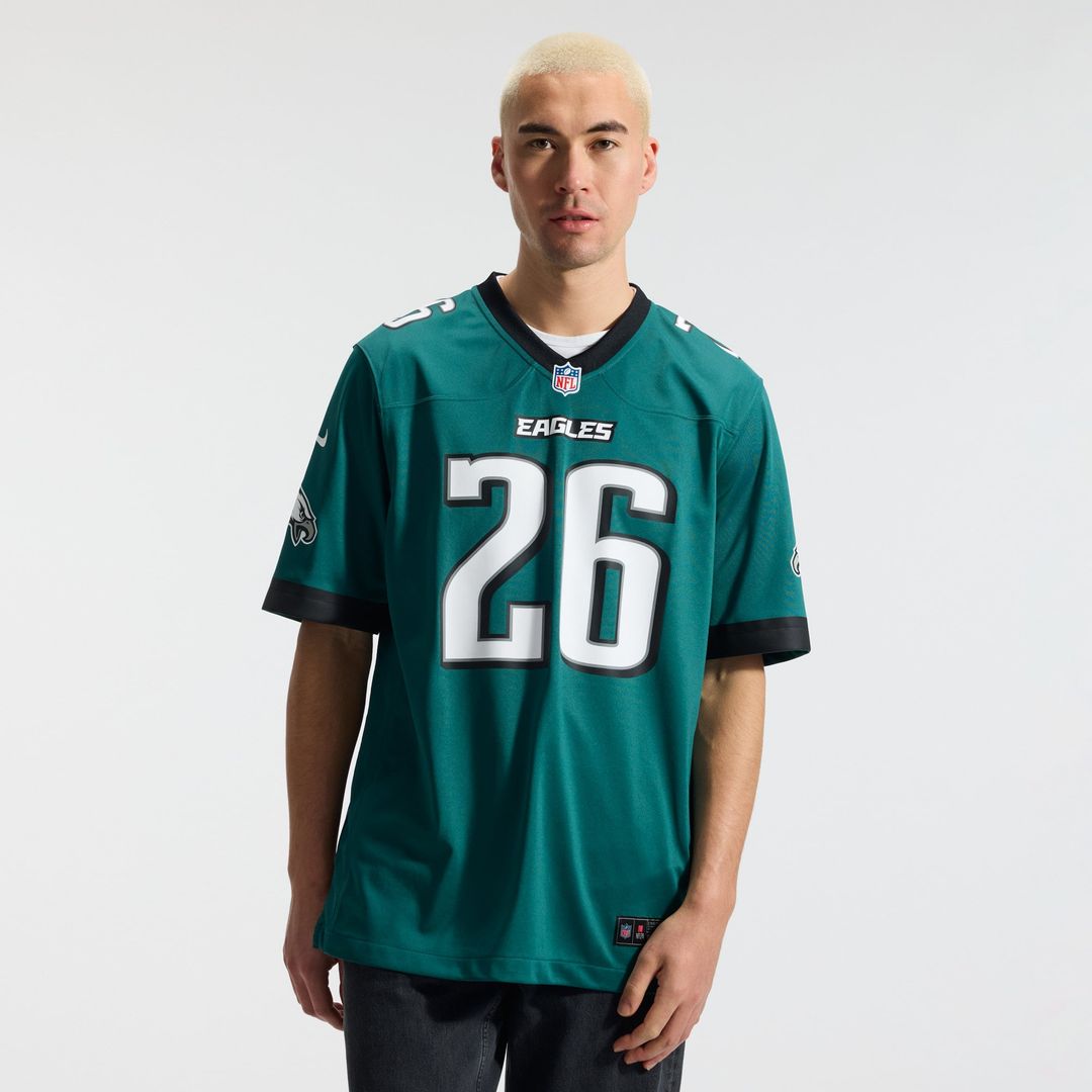 Philadelphia Eagles Saquon Barkley White Game Jersey | NFL Football Jersey