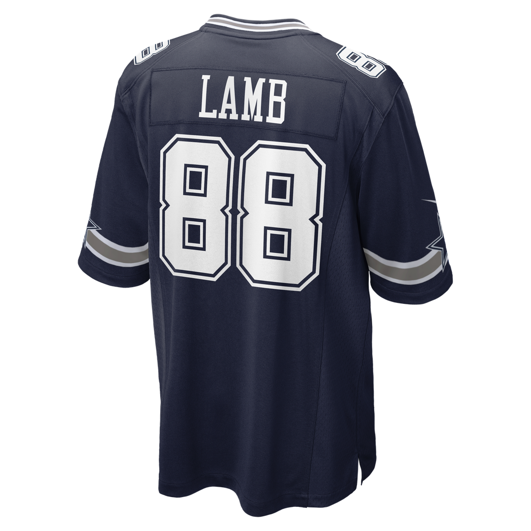 Dallas Cowboys CeeDee Lamb Navy Game Jersey | NFL Football Jersey