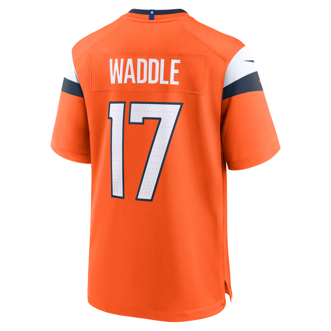 Denver Broncos Jaylen Waddle Orange Game Jersey | NFL Football Jersey