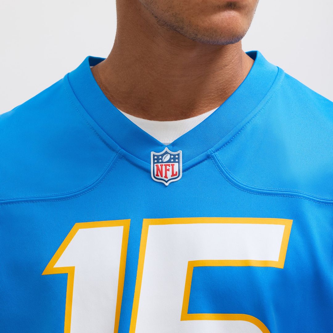 Los Angeles Chargers Ladd McConkey Powder Blue Player Game Jersey | NFL Football Jersey