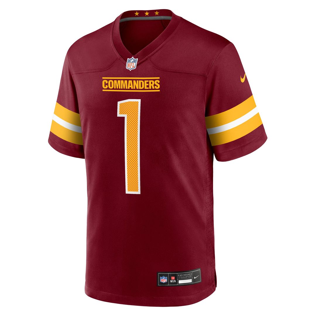 Washington Commanders Deebo Samuel Sr Burgundy Game Player Jersey | NFL Football Jersey