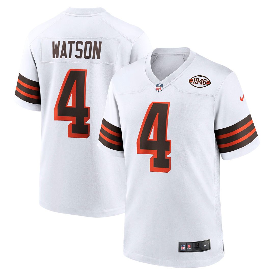 Cleveland Browns Deshaun Watson Brown Alternate Game Jersey | NFL Football Jersey