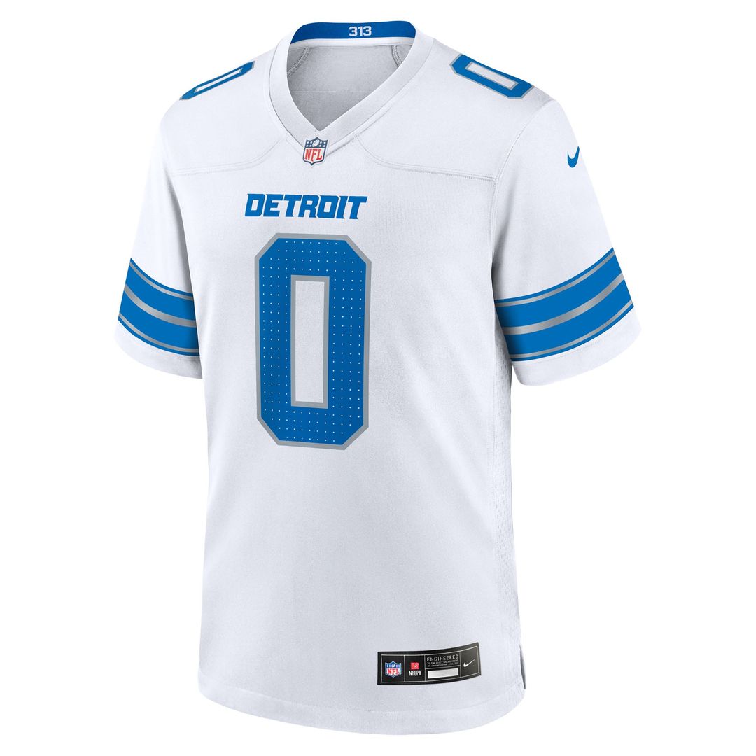 Detroit Lions Jahmyr Gibbs White Game Player Jersey | NFL Football Jersey