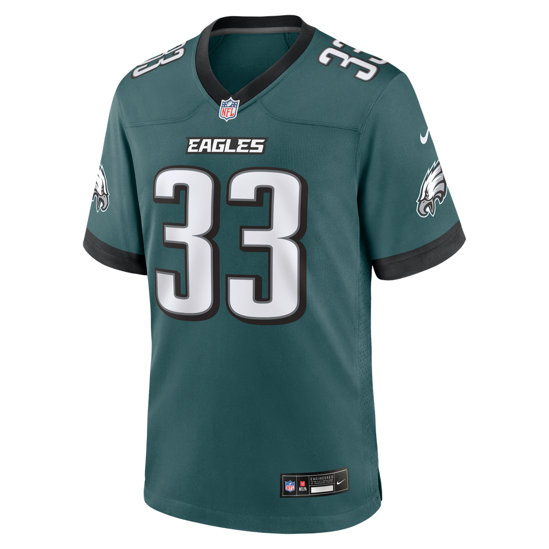 Philadelphia Eagles Cooper DeJean Midnight Green Team Game Jersey | NFL Football Jersey