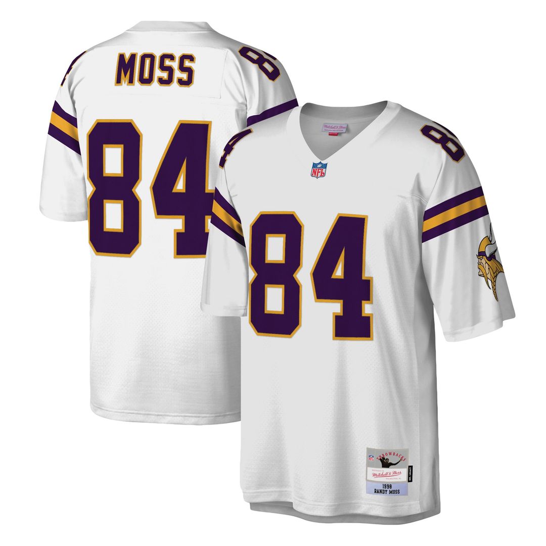 Minnesota Vikings Randy Moss White Legacy Replica Jersey | NFL Football Jersey