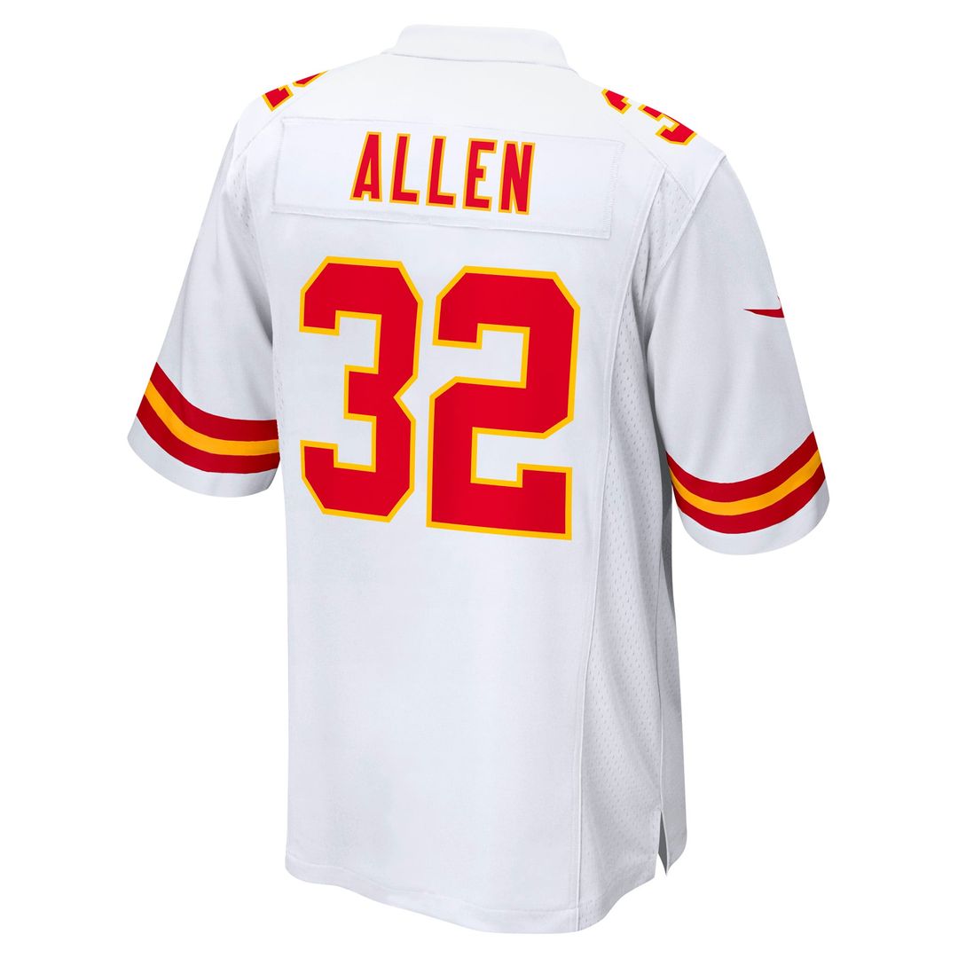 Kansas City Chiefs Marcus Allen White Retired Player Game Jersey | NFL Football Jersey