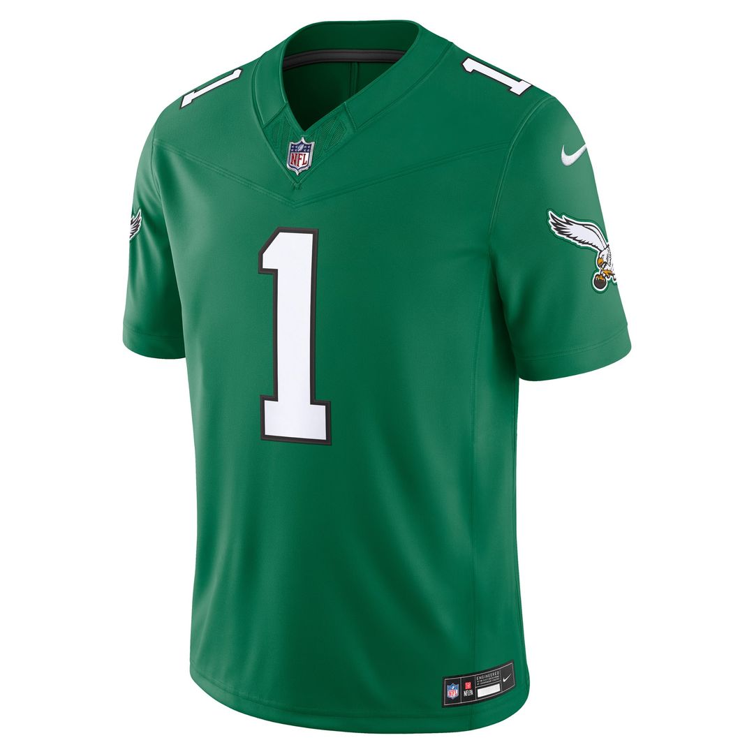 Philadelphia Eagles Jalen Hurts Black Alternate Vapor F.U.S.E. Stitched Limited Jersey | NFL Football Jersey