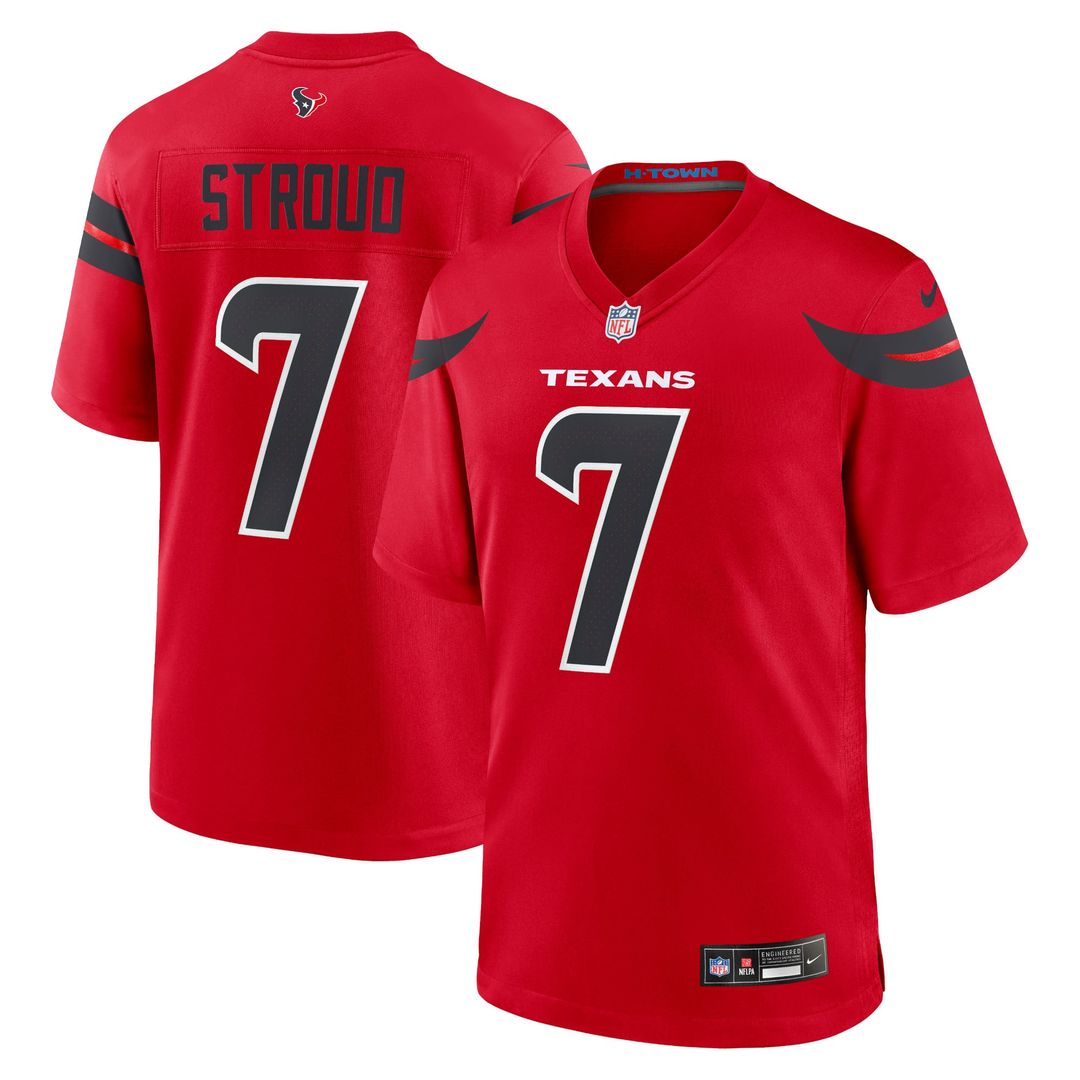 Houston Texans C.J. Stroud Red Alternate Game Jersey | NFL Football Jersey