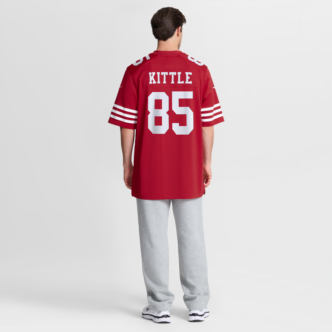 San Francisco 49ers George Kittle White Player Game Jersey | NFL Football Jersey
