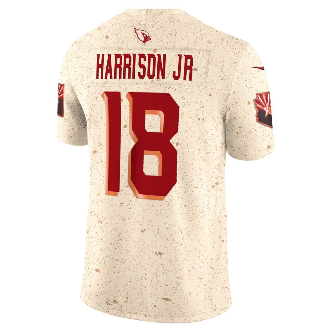 Arizona Cardinals Marvin Harrison Jr. Natural Rivalries Collection Stitched Limited Jersey | NFL Football Jersey
