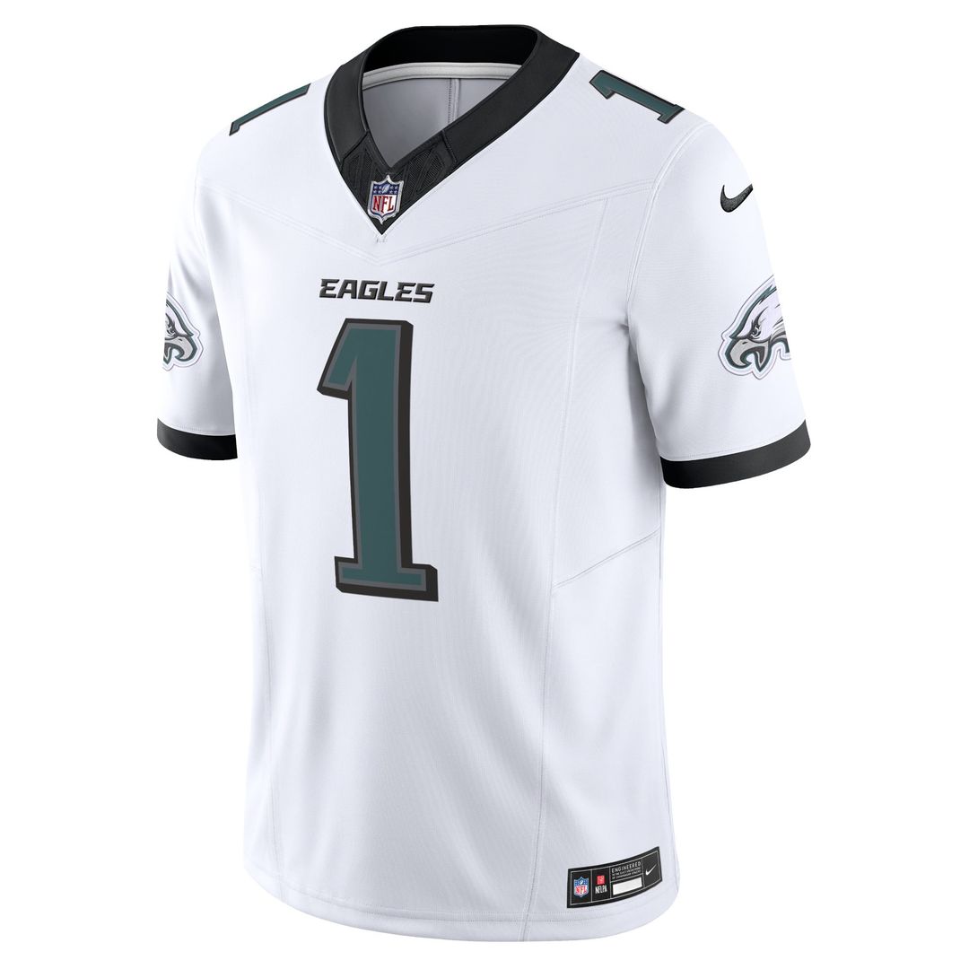 Philadelphia Eagles Jalen Hurts White Vapor F.U.S.E. Limited Jersey | NFL Football Jersey
