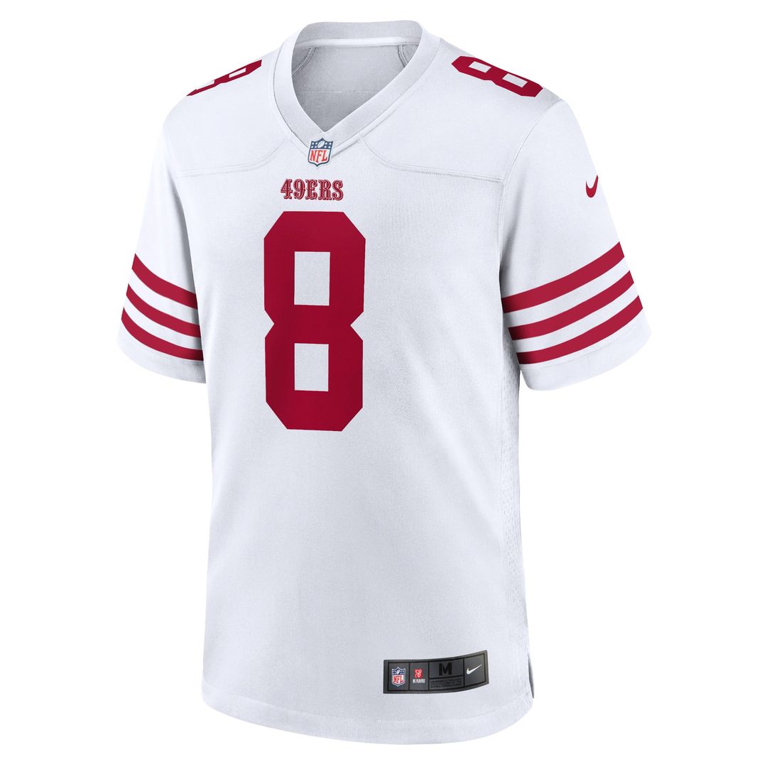 San Francisco 49ers Steve Young White Retired Player Game Jersey | NFL Football Jersey