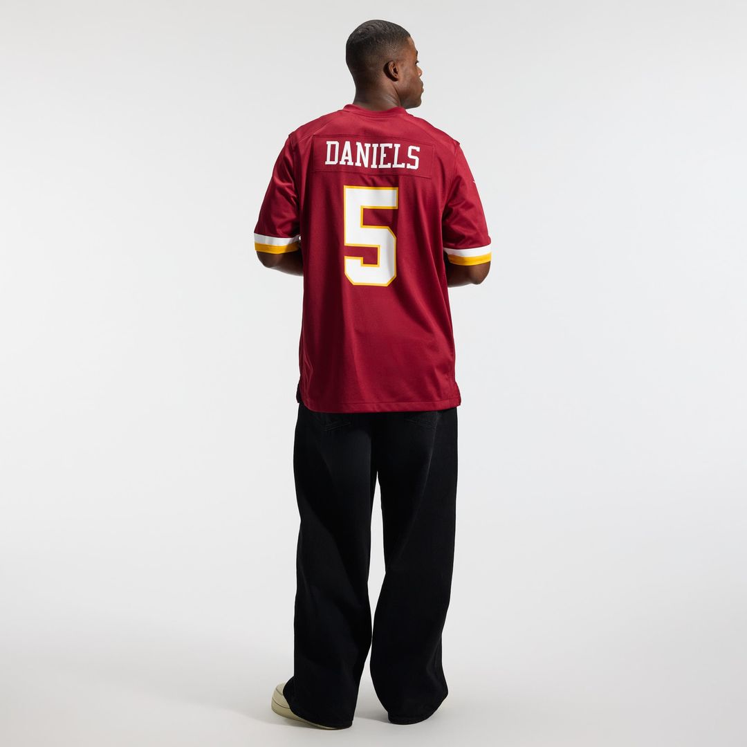 Washington Commanders Jayden Daniels Burgundy Game Jersey | NFL Football Jersey
