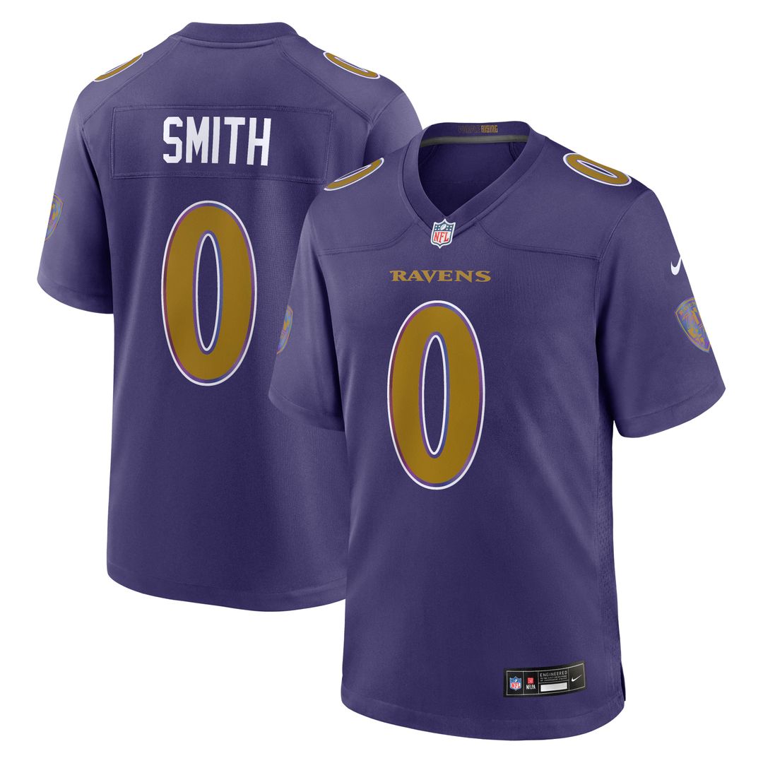 Baltimore Ravens Roquan Smith Purple Alternate Game Jersey | NFL Football Jersey