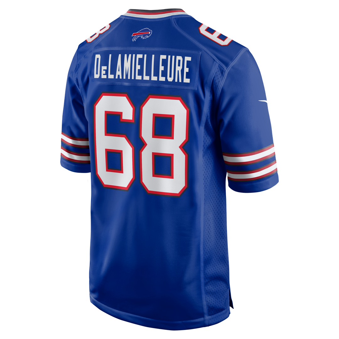 Buffalo Bills Joe DeLamielleure Royal Game Retired Player Jersey | NFL Football Jersey