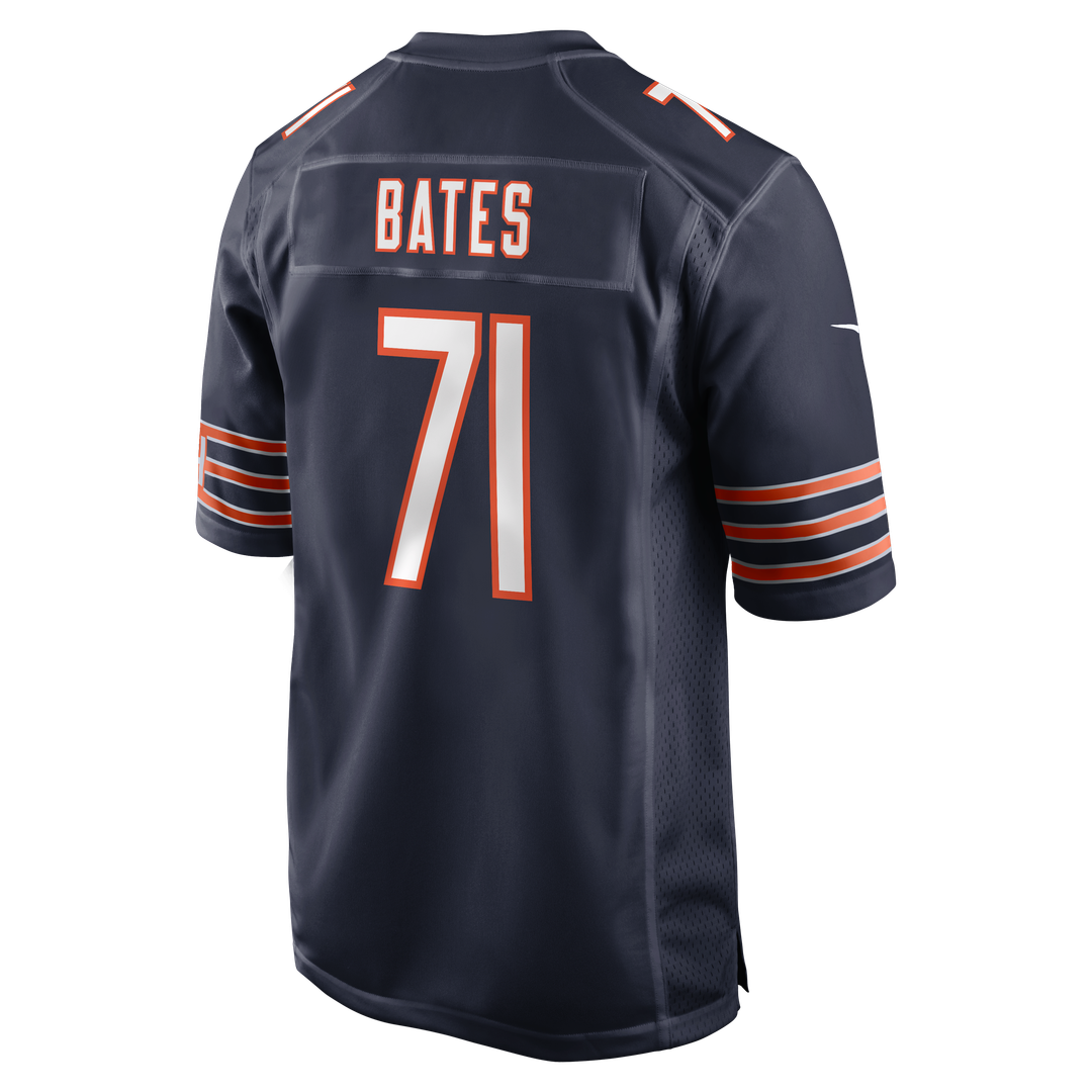 Chicago Bears Ryan Bates Navy Game Jersey | NFL Football Jersey