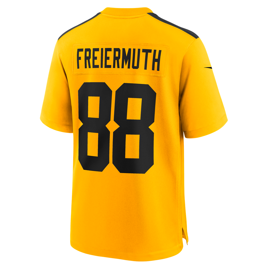 Pittsburgh Steelers Pat Freiermuth Gold Alternate 1933 Throwback Game Jersey | NFL Football Jersey
