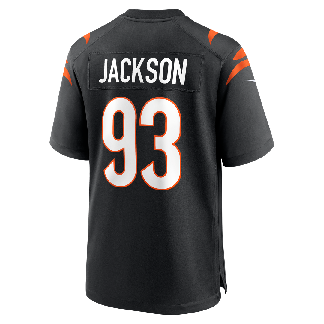 Cincinnati Bengals McKinnley Jackson Black Game Jersey | NFL Football Jersey