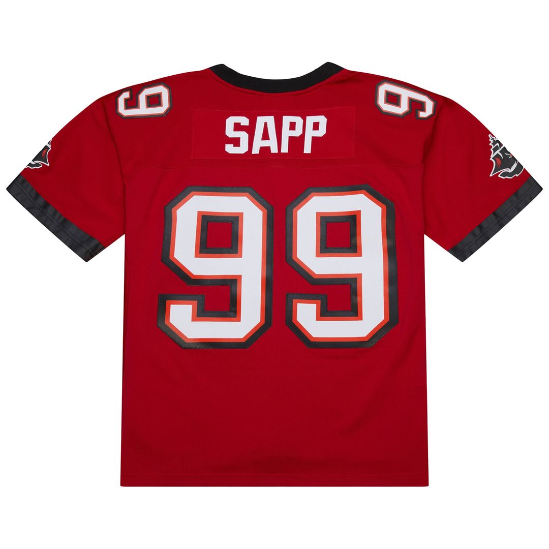Tampa Bay Buccaneers Warren Sapp Red 2002 Legacy Replica Jersey | NFL Football Jersey