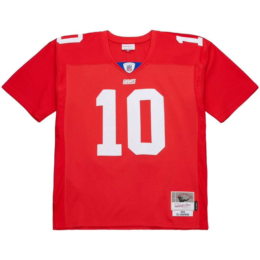 New York Giants Eli Manning Red 2004 Team Legacy Retired Player Big & Tall Jersey | NFL Football Jersey