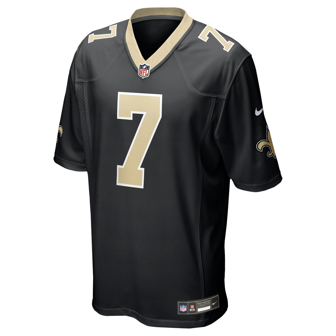 New Orleans Saints Taysom Hill Black Game Jersey | NFL Football Jersey