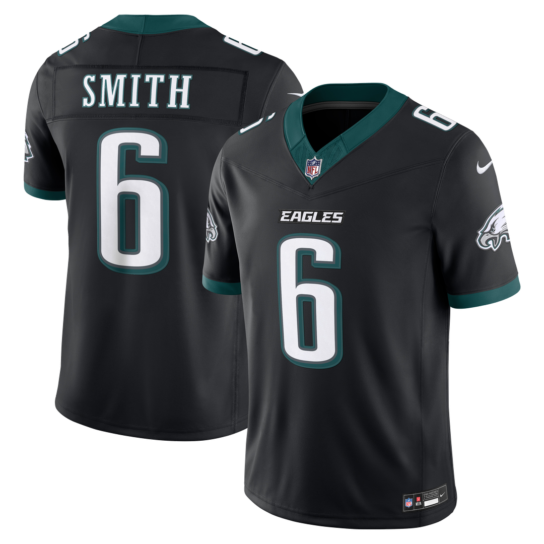 Philadelphia Eagles DeVonta Smith Black Alternate Vapor F.U.S.E. Stitched Limited Jersey | NFL Football Jersey