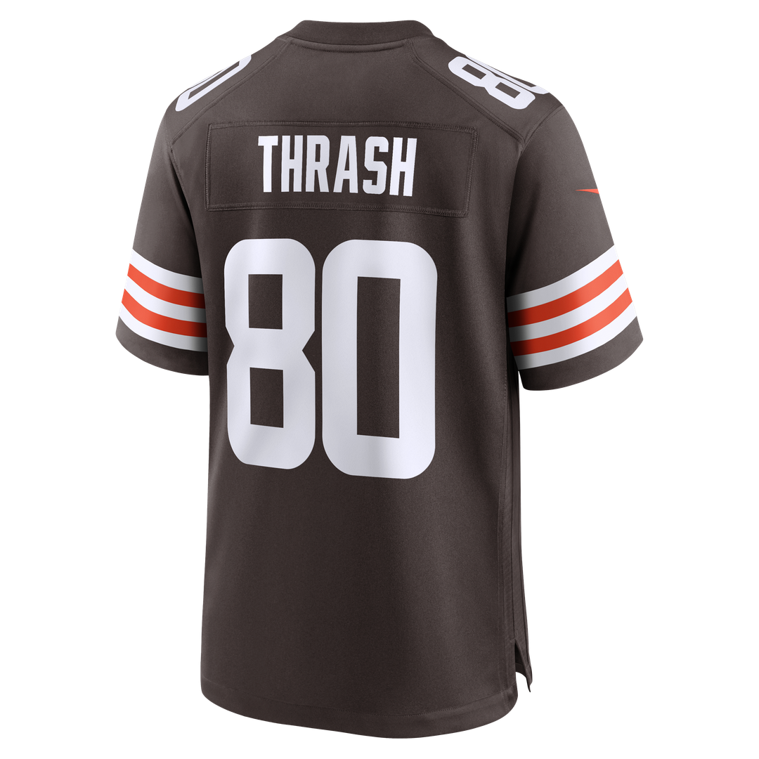 Cleveland Browns Jamari Thrash Brown Team Game Jersey | NFL Football Jersey