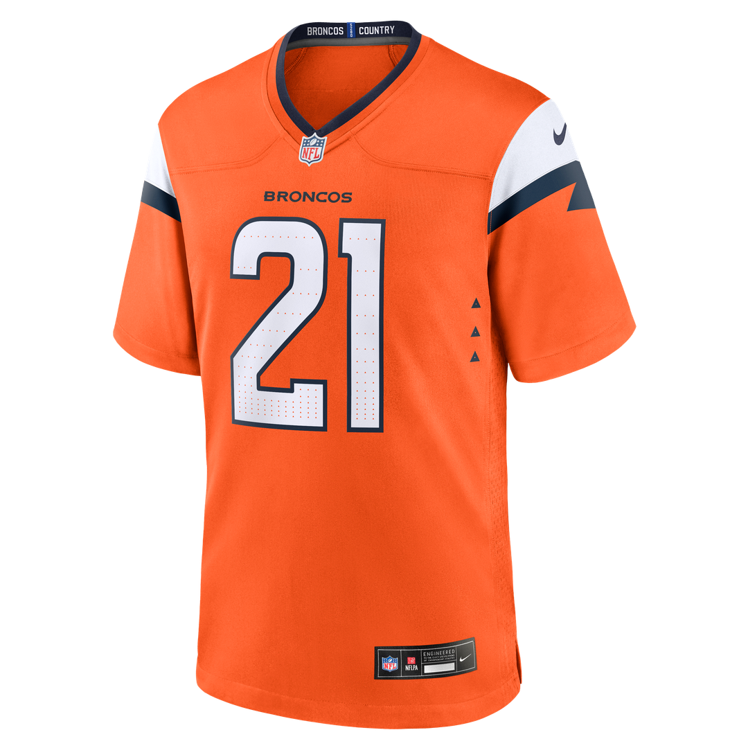 Denver Broncos Riley Moss Orange Team Game Jersey | NFL Football Jersey