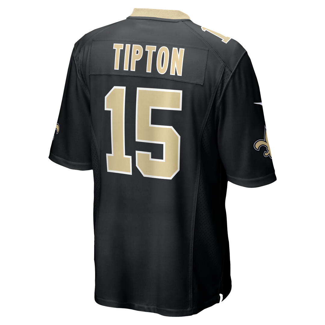 New Orleans Saints Mason Tipton Black Team Game Jersey | NFL Football Jersey