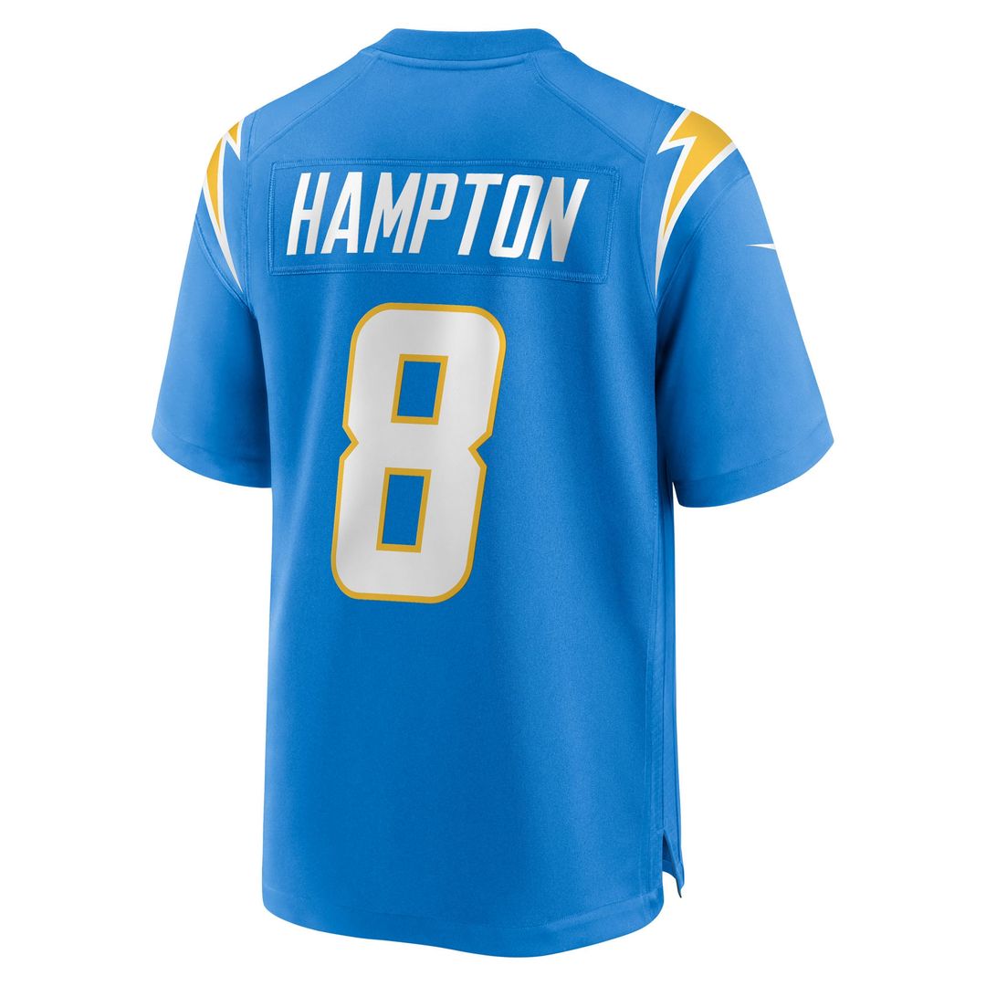 Los Angeles Chargers Omarion Hampton Powder Blue Game Player Jersey | NFL Football Jersey
