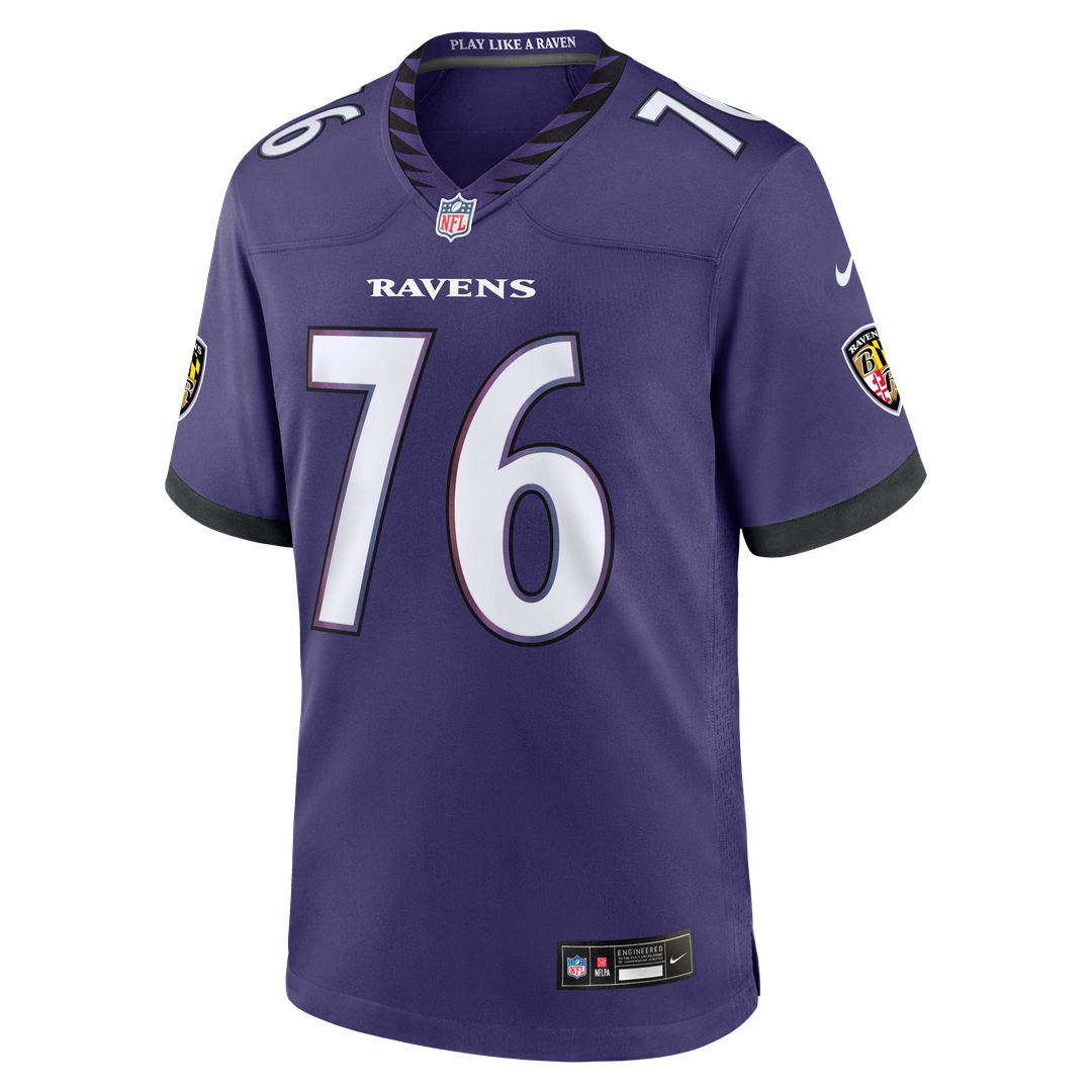 Baltimore Ravens Carson Vinson Purple Team Game Jersey | NFL Football Jersey