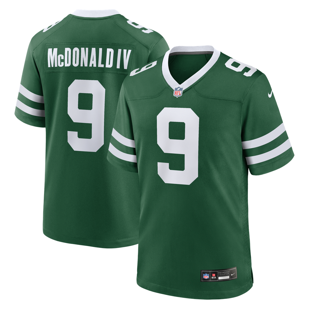 New York Jets Will McDonald IV Legacy Green Team Game Jersey | NFL Football Jersey