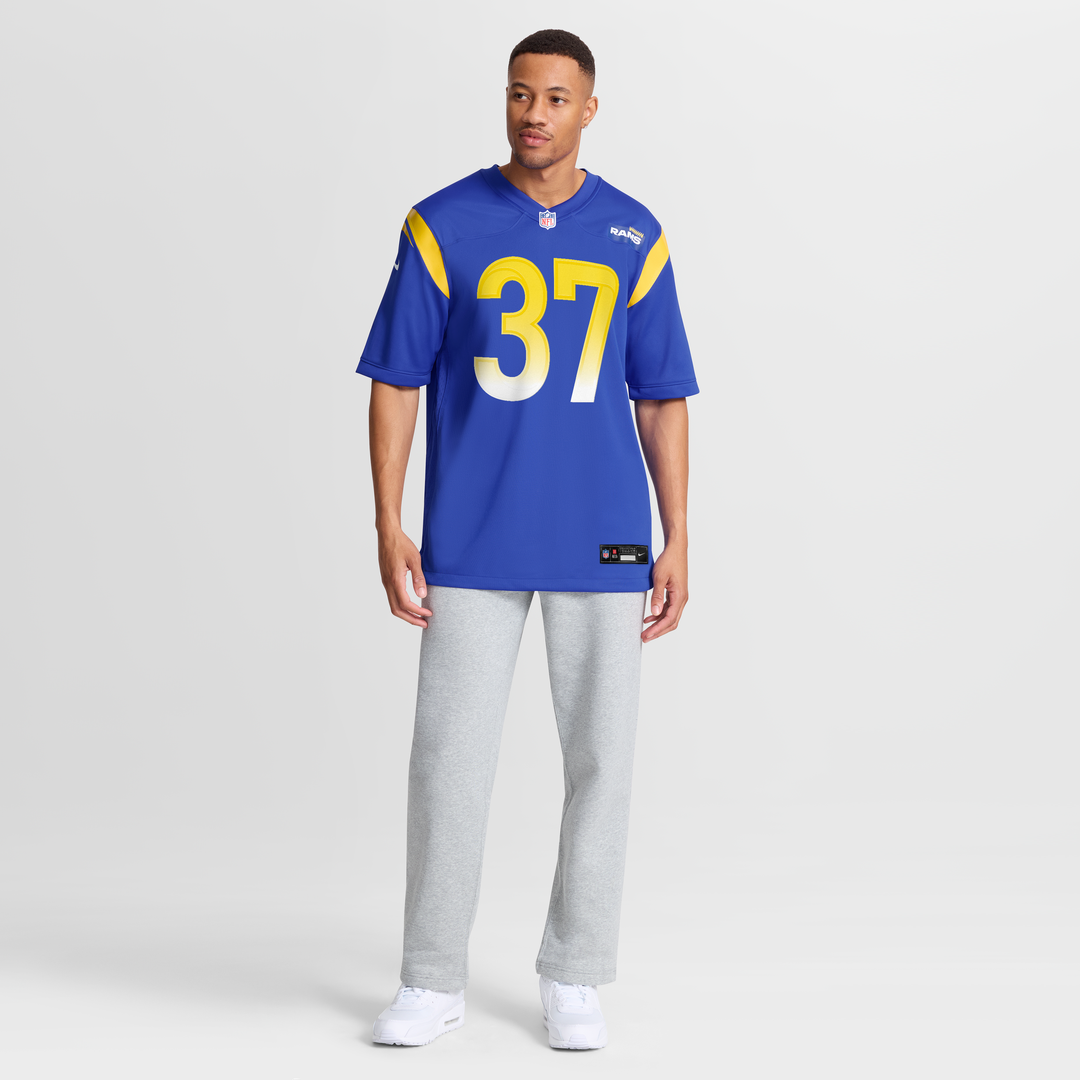 Los Angeles Rams Quentin Lake Royal Game Player Jersey | NFL Football Jersey