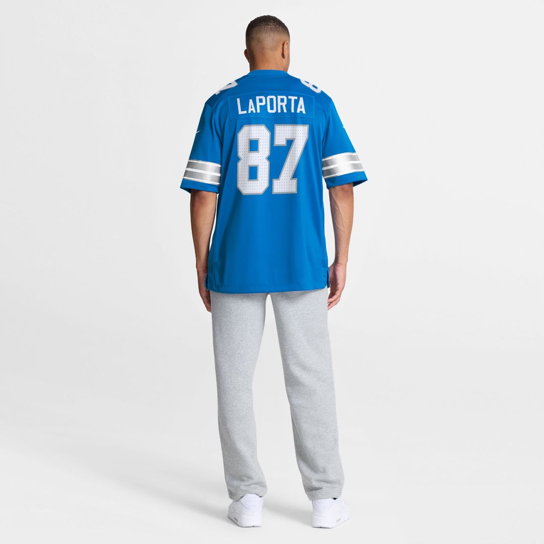Detroit Lions Sam LaPorta White White Game Jersey | NFL Football Jersey