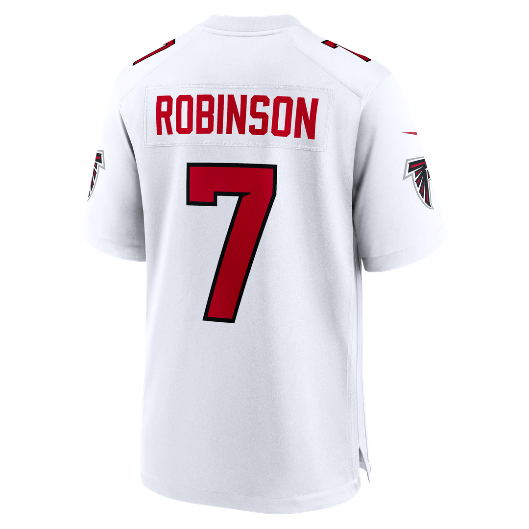 Atlanta Falcons Bijan Robinson White Game Jersey | NFL Football Jersey