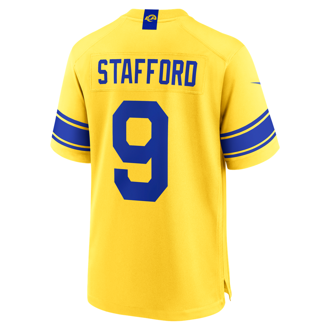 Los Angeles Rams Matthew Stafford Classic Sol Game Jersey | NFL Football Jersey