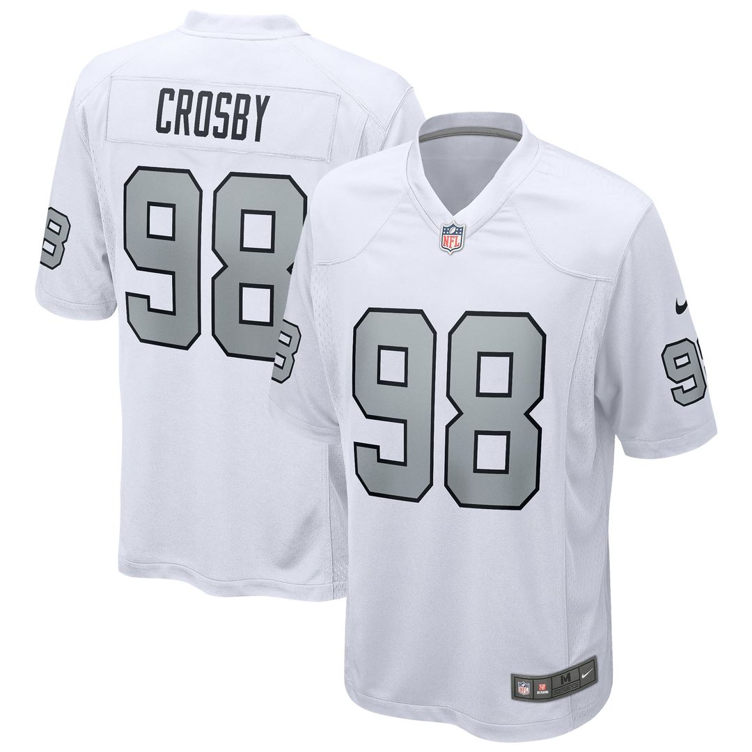 Las Vegas Raiders Maxx Crosby Black Game Jersey | NFL Football Jersey
