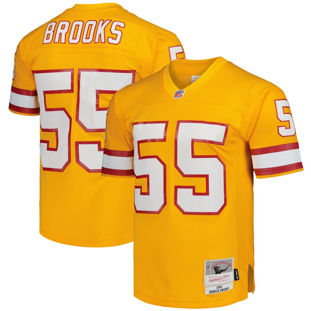 Tampa Bay Buccaneers Derrick Brooks Orange Legacy Replica Jersey | NFL Football Jersey