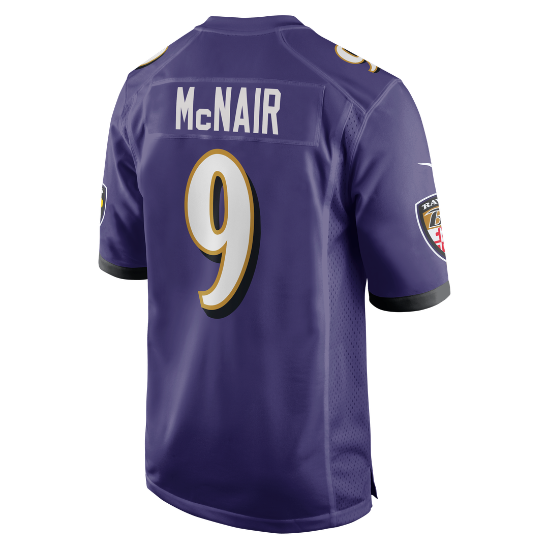 Baltimore Ravens Steve McNair Purple Game Retired Player Jersey | NFL Football Jersey