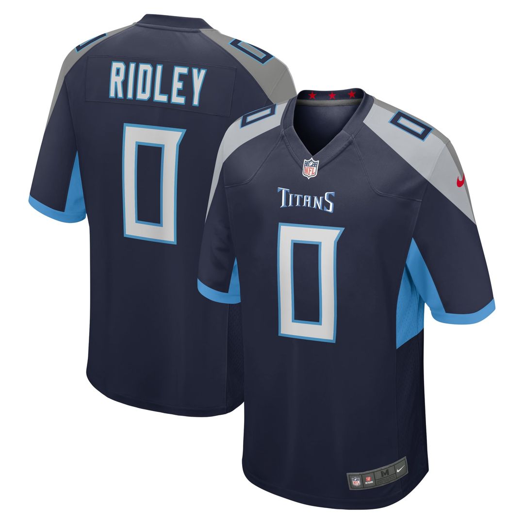 Tennessee Titans Calvin Ridley Light Blue Team Game Jersey | NFL Football Jersey