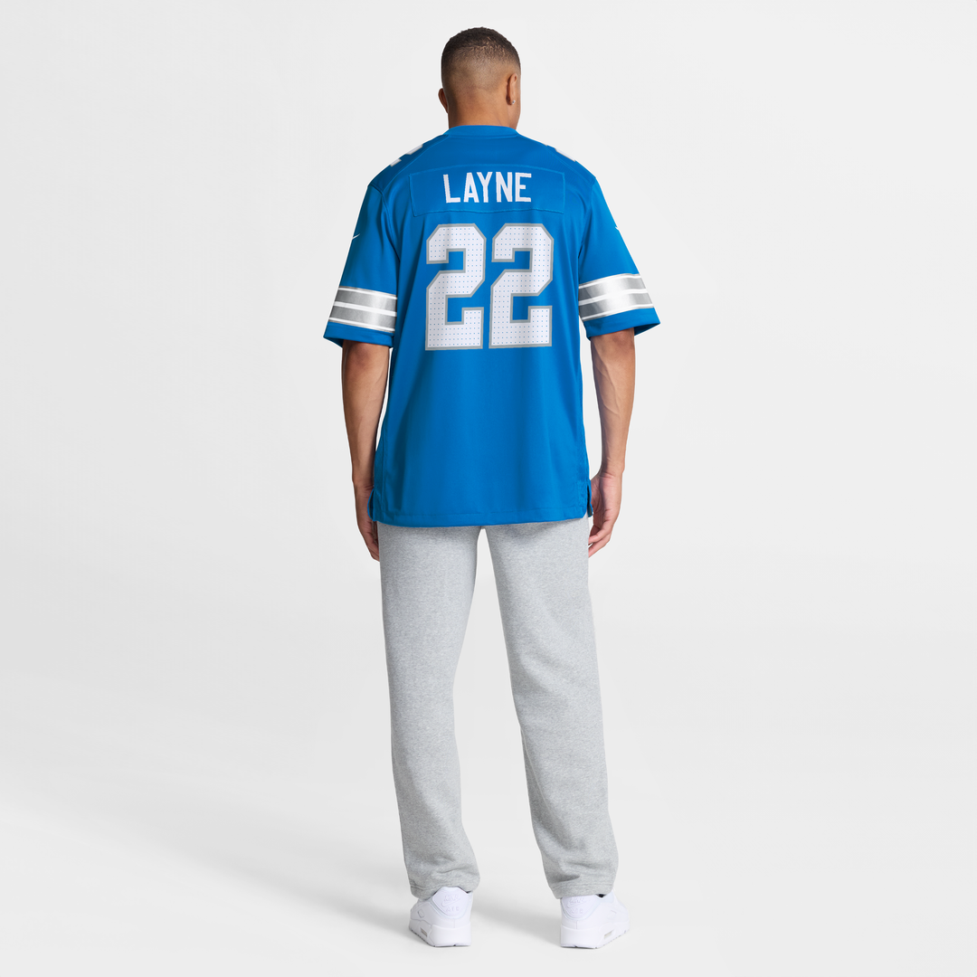 Detroit Lions Bobby Layne Blue Retired Player Game Jersey | NFL Football Jersey