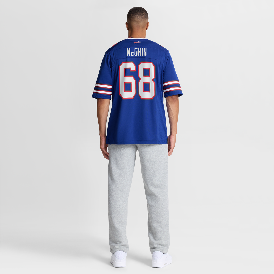 Buffalo Bills Garrett McGhin Royal Team Game Jersey | NFL Football Jersey