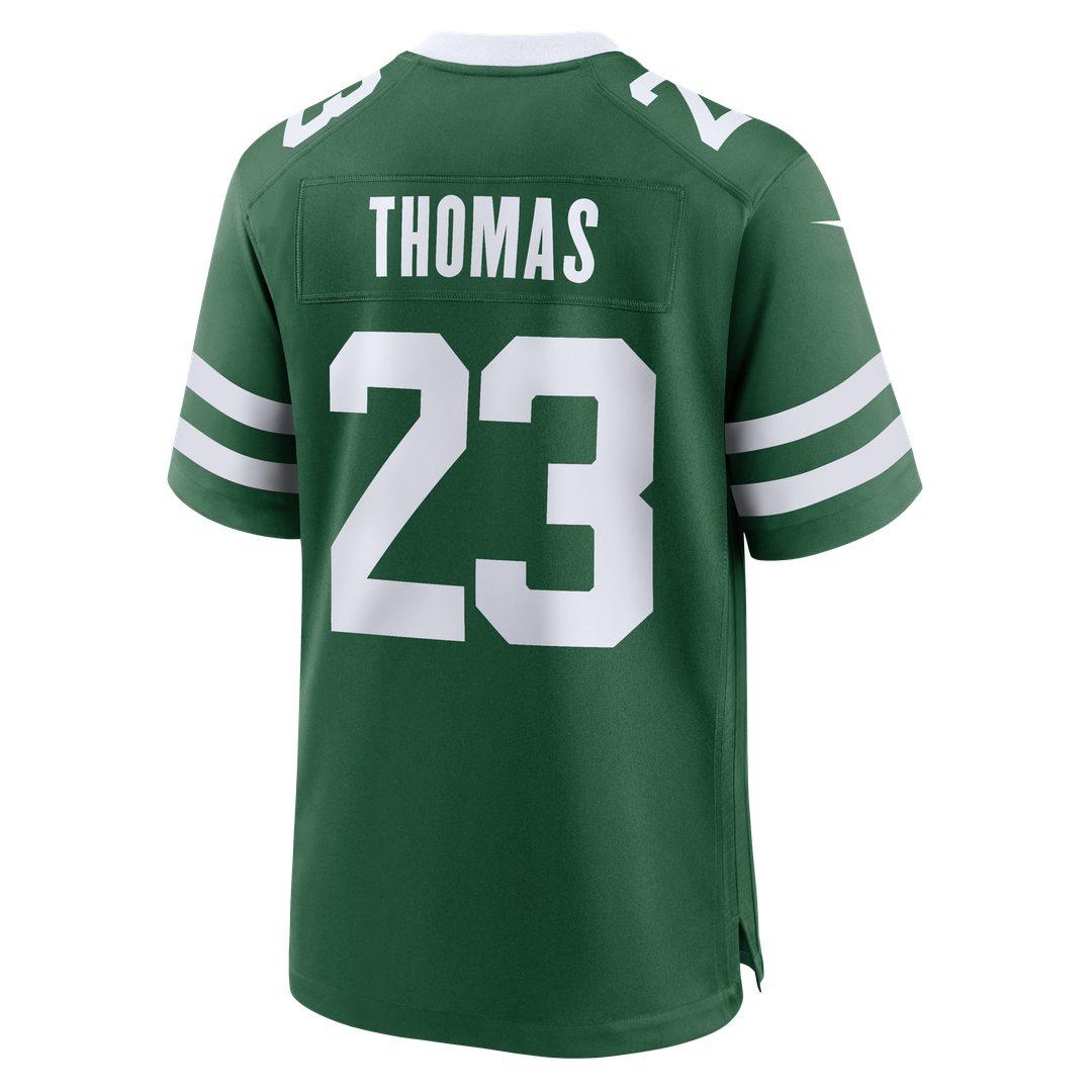 New York Jets Azareye'h Thomas Legacy Green Team Game Jersey | NFL Football Jersey