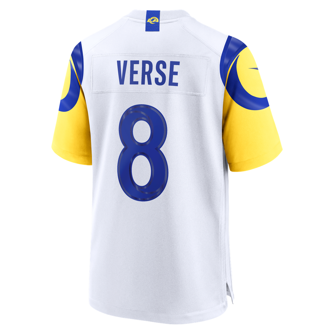 Los Angeles Rams Jared Verse White White Game Player Jersey | NFL Football Jersey