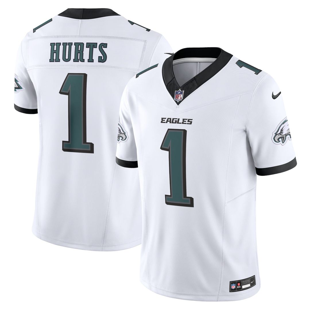 Philadelphia Eagles Jalen Hurts White Vapor F.U.S.E. Limited Jersey | NFL Football Jersey