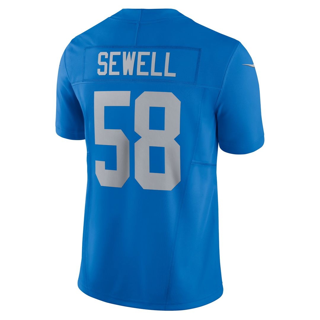 Detroit Lions Penei Sewell Black Vapor F.U.S.E. Alternate Limited Jersey | NFL Football Jersey