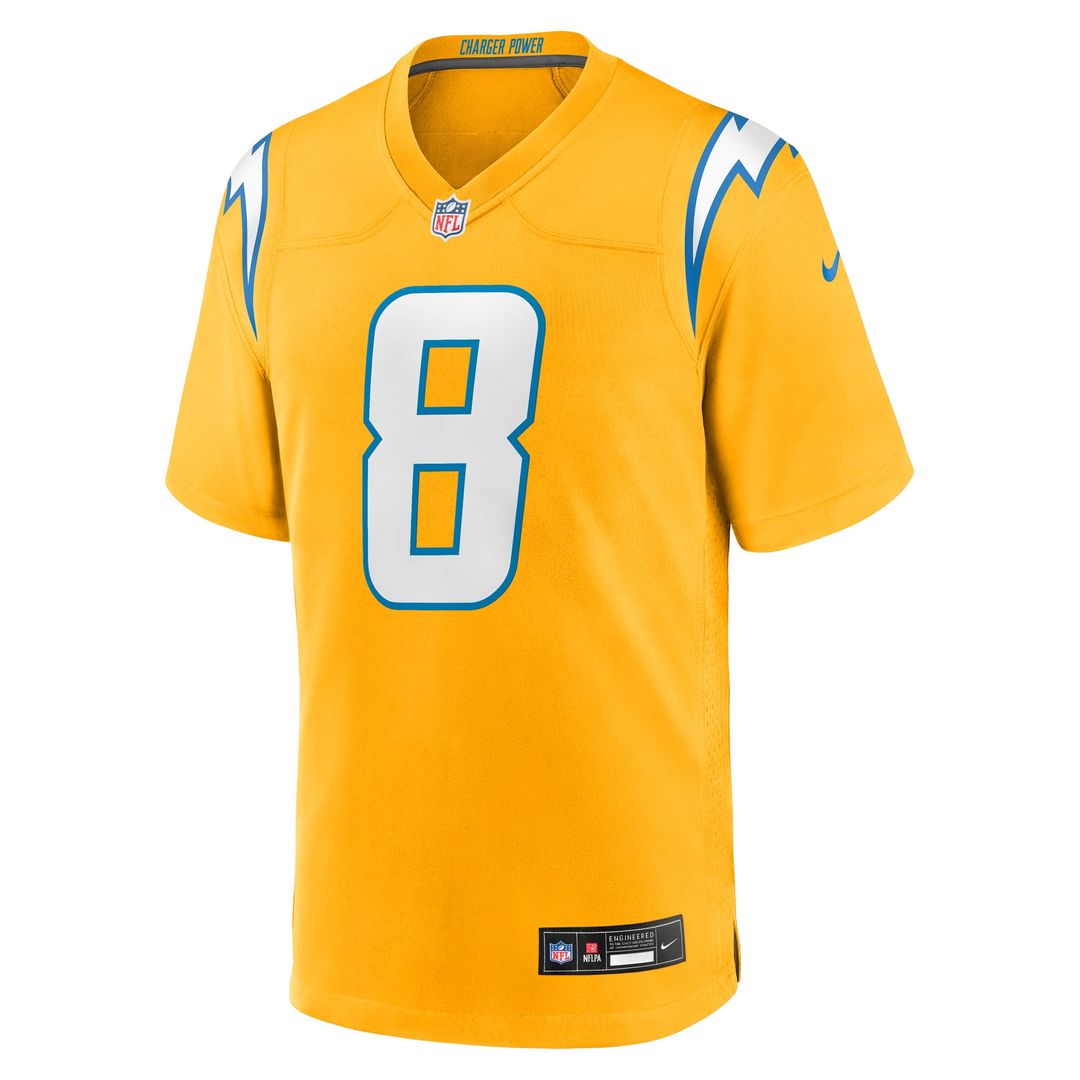 Los Angeles Chargers Omarion Hampton Powder Blue Game Player Jersey | NFL Football Jersey