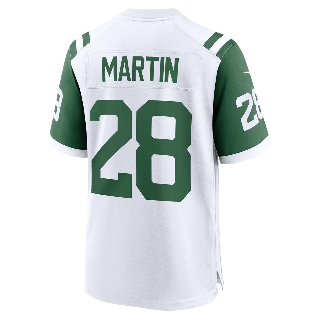 New York Jets Curtis Martin White Retired Player Alternate Game Jersey | NFL Football Jersey