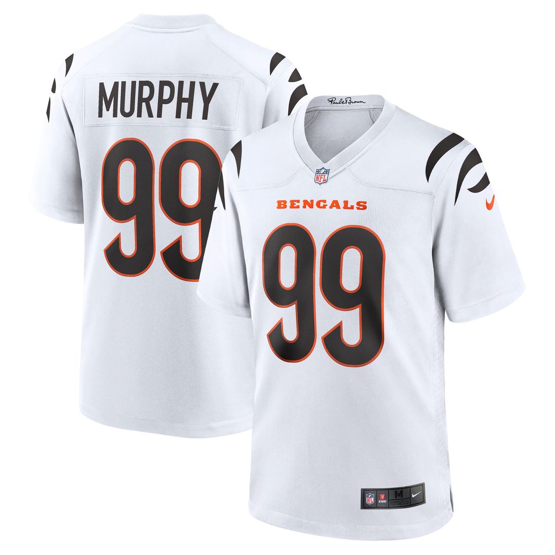 Cincinnati Bengals Myles Murphy Orange Alternate Game Jersey | NFL Football Jersey