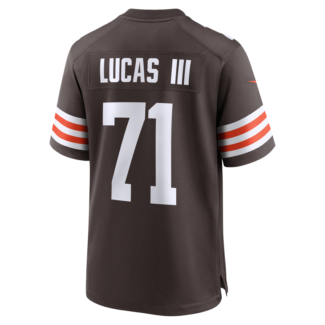 Cleveland Browns Cornelius Lucas Brown Team Game Jersey | NFL Football Jersey